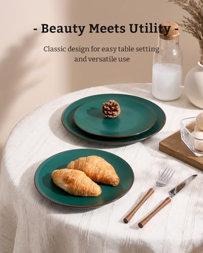 Venus Ceramic Plates and Bowls Sets (18 Count)