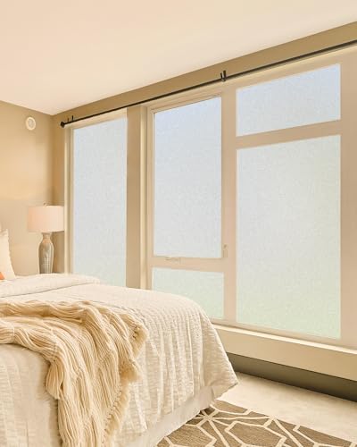 Frosted Glass Window Privacy Film Decorative (9.69 Sq Ft)