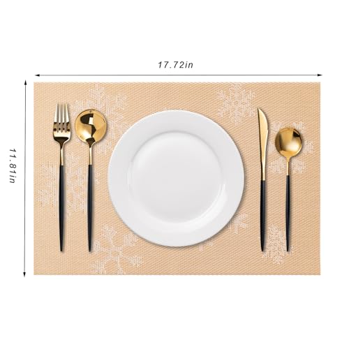 Placemats Set of 6 Washable Indoor (6 Count)