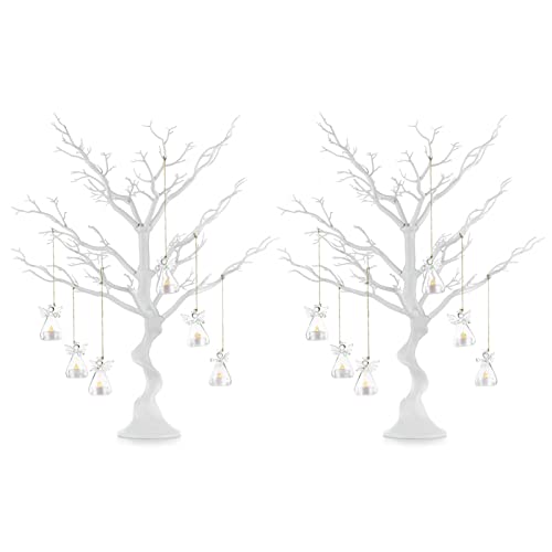 White Ornament Tree (2 Count)