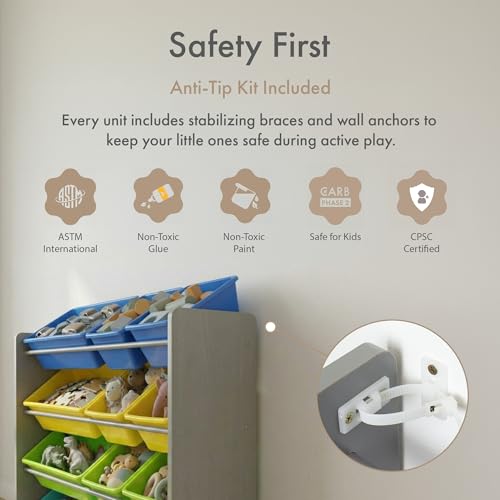 Kids Toy Organizer with 12 Bins