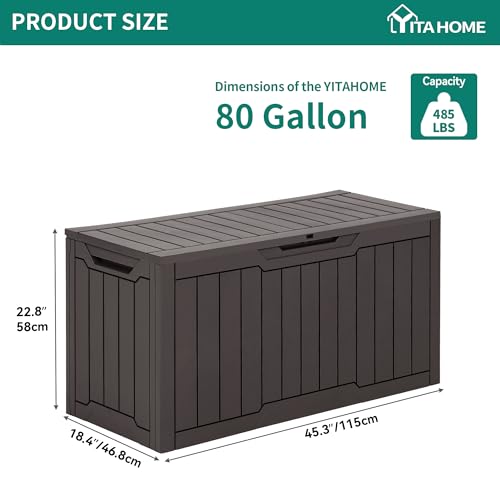 80 Gallon Outdoor Storage Box
