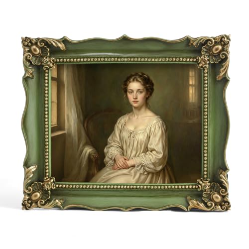 8x10 Vintage Picture Frame with Embossed Flower Design
