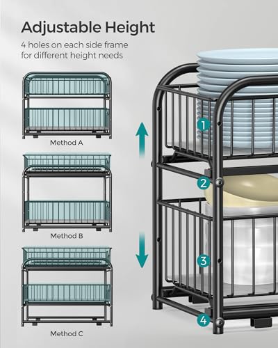 4 Tier Pull Out Cabinet Organizers (2 Count)