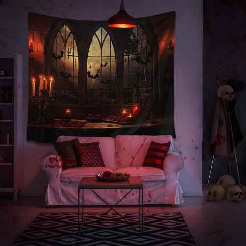 Halloween Tapestry Wall Hanging 59.1"x51.2"