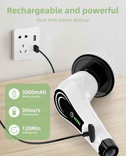 Cordless Electric Spin Scrubber