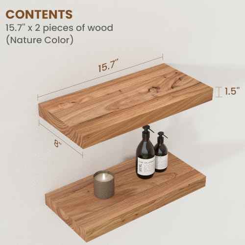 Floating Shelves for Wall (2 Count)