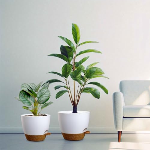 12/10/9 inch Self Watering Pots for Indoor Outdoor Plants, Set of 3 (3 Count)