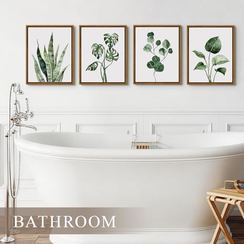 Framed Wall Art Decor for Living Room (4 Count)