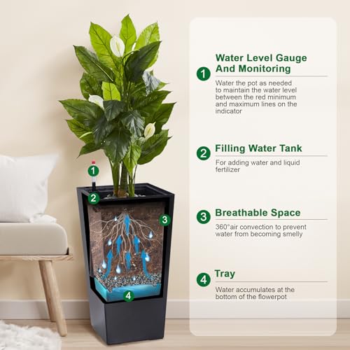 22.5 in Tall Planters Set of 2 (2 Count)