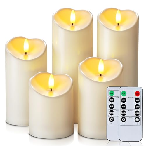 Outdoor Waterproof Flameless Candles (5 Count)