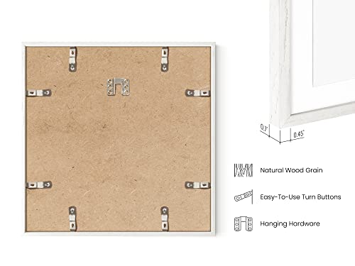 White Square Frames Set of 9