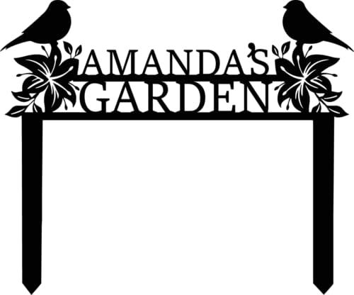 Personalized Garden Sign with Stake