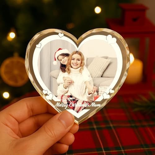Personalized Photo Crystal Ornament 2025