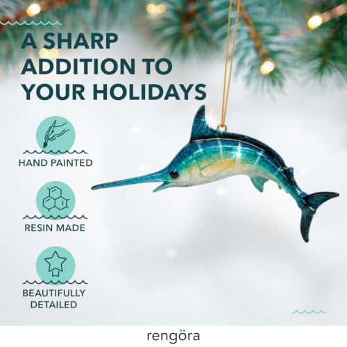Swordfish Christmas Ornament