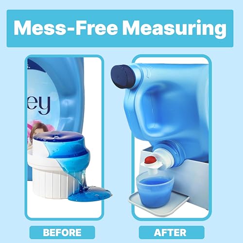 Liquid Laundry Detergent Dispenser Holder with Drip Tray