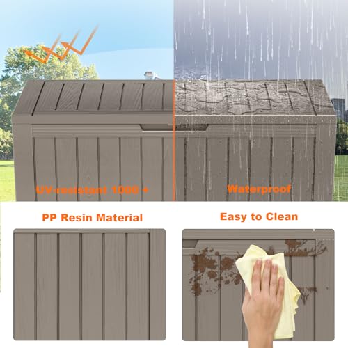 90 Gallon Resin Deck Box