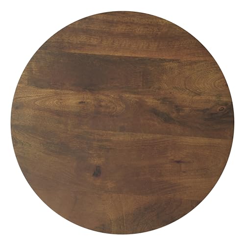 Robbie 16" Wide Solid Wood Rectangular End Table in Walnut Brown