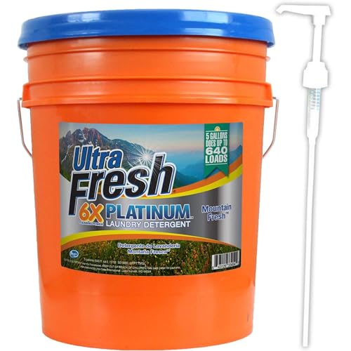 6X Platinum 5 Gal Laundry Detergent (640 Fl Oz)