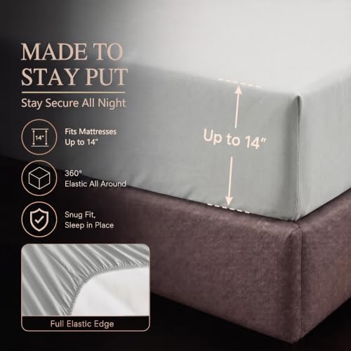 Twin XL Comforter Set Light Grey