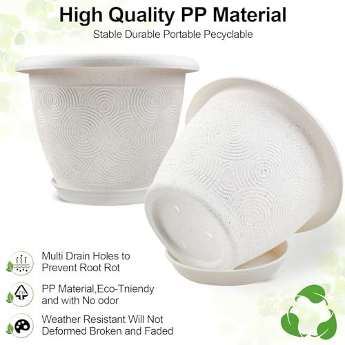 Plastic Flower Pots Planters For Indoor Plants