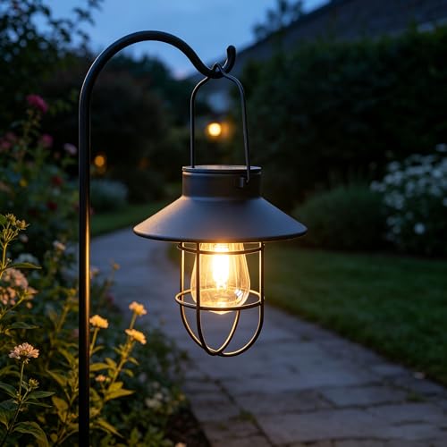 Solar Lantern 2pack Outdoor Hanging Light (2 Count)
