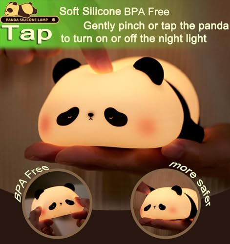 Cute Panda Night Light for Kids