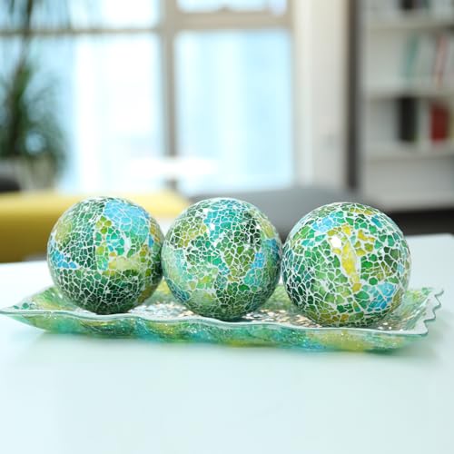 Decorative Glass Bowl Balls (4 Count)