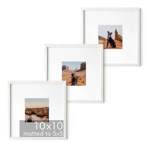 White Oak Wood 10x10 Picture Frames (3 Count)