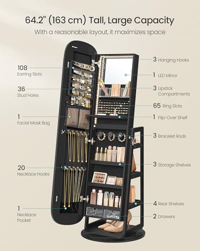 LED Jewelry Cabinet