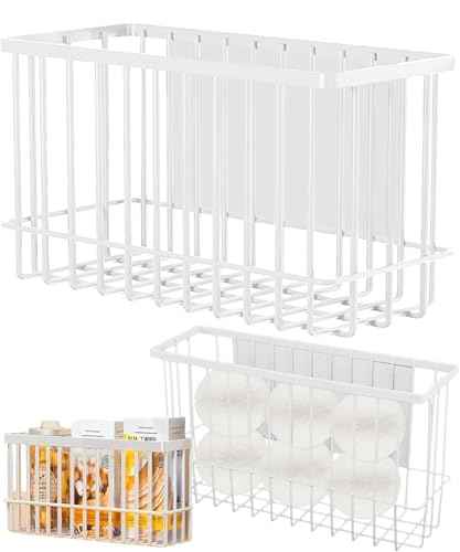 Magnetic Shelf Fridge Basket Bin for Whiteboard Washer Dryer Locker Cabinet