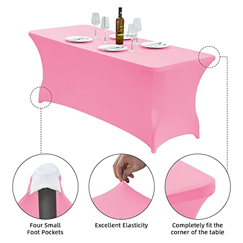 6FT Stretch Spandex Fitted Tablecloth