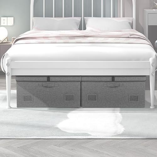 75 Quarts Extra Large Decorative Storage Bins with Lids