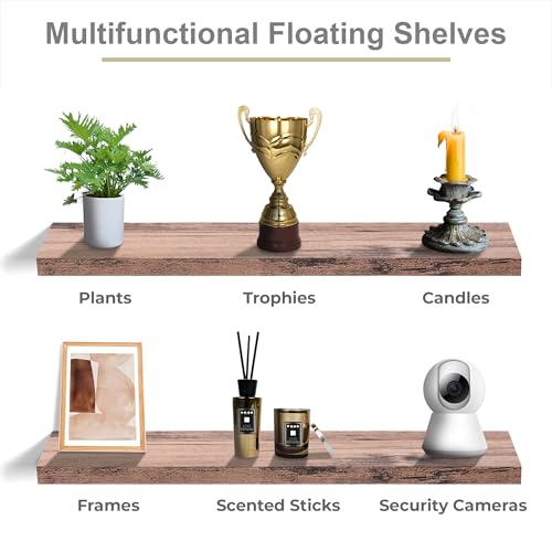 Floating Shelves for Wall Storage (2 Count)