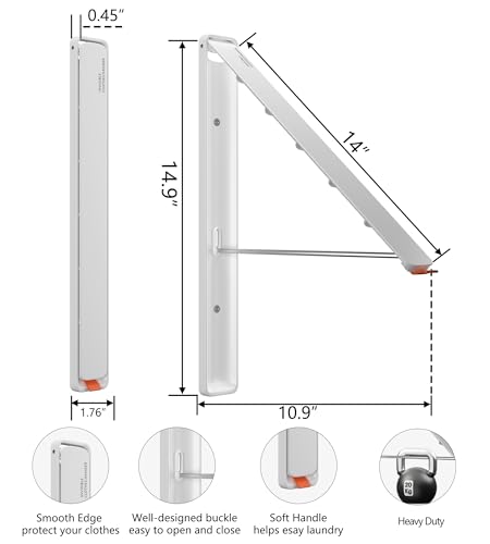 Clothes Drying Rack Wall Mounted