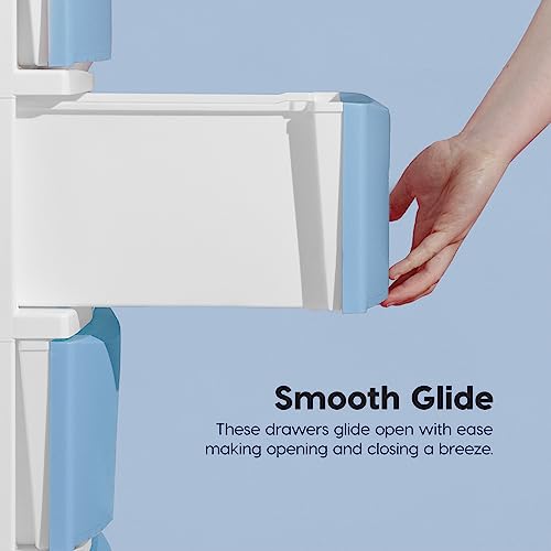 4 Drawer Slim Narrow Storage Organizer