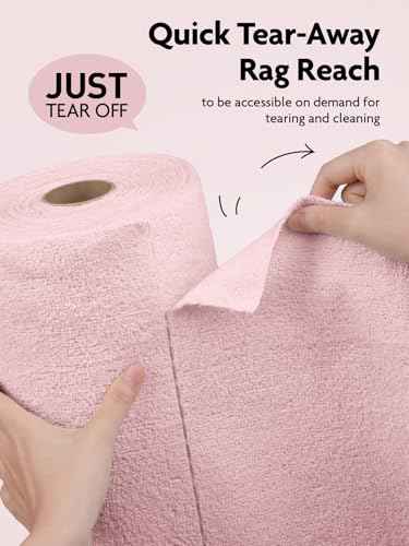 Microfiber Cleaning Cloth Roll (60 Count)
