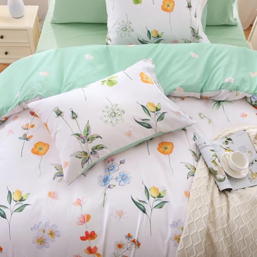 Multi Flower Full Comforter Set