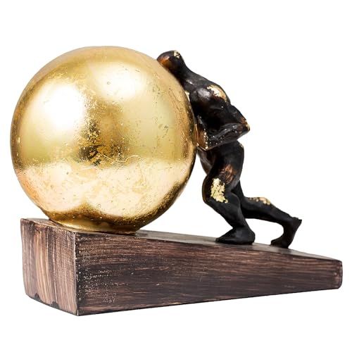 Sisyphus Sculpture Statue Decor