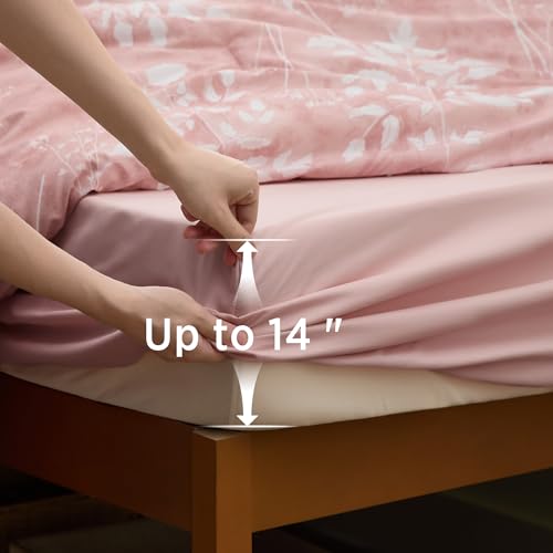 Floral Pink Comforter Set