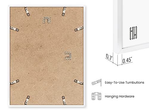 12x16 White Aluminum Frame Set (4 Count)