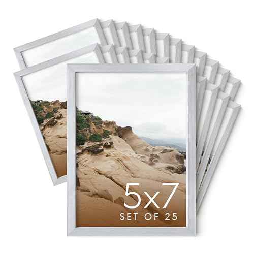 5x7 Silver Metal Picture Frames
