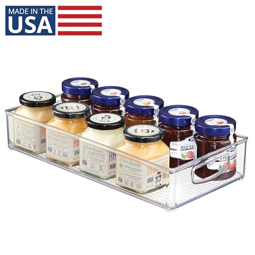 Stackable Clear Plastic Extra Long Pantry Organizers