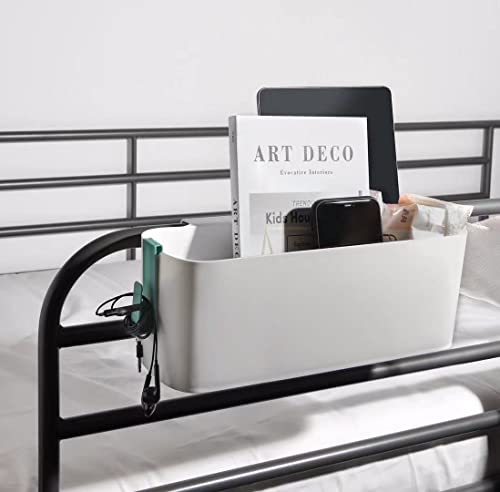 Bedside Caddy Organizer Hanging Storage Shelf Top Bunk Bed Accessories for Dorm Room Baby Bed Rails
