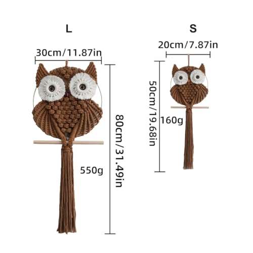 Owl Macrame Wall Hanging