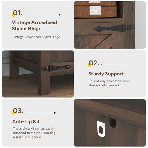 Buffet Sideboard with Storage Farmhouse