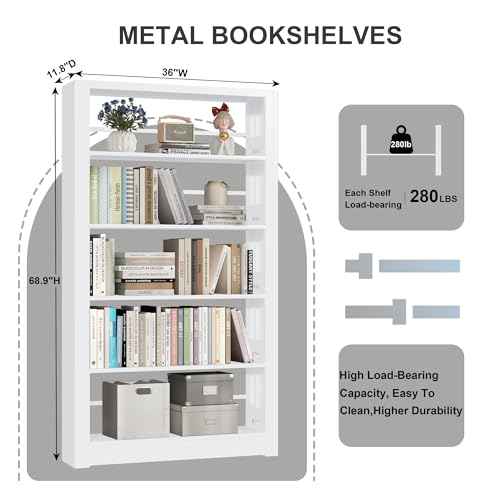 White Bookshelf