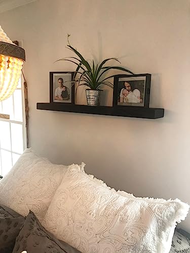 Joel’s Antiques 42 Inch Wooden Floating Shelves for Wall