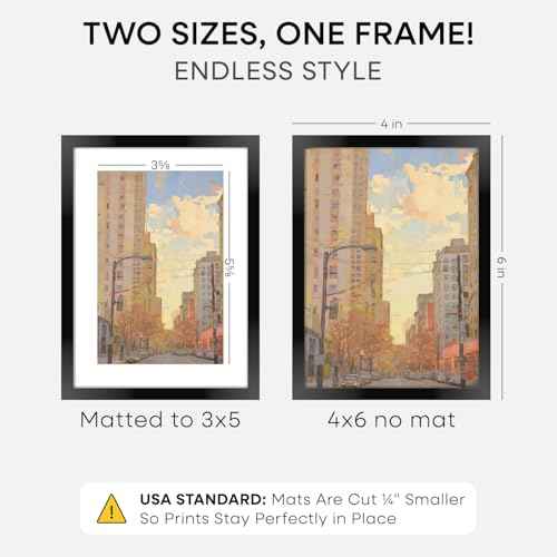 4x6 Black Picture Frame