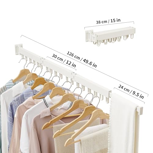 Wall Mounted Clothes Drying Rack